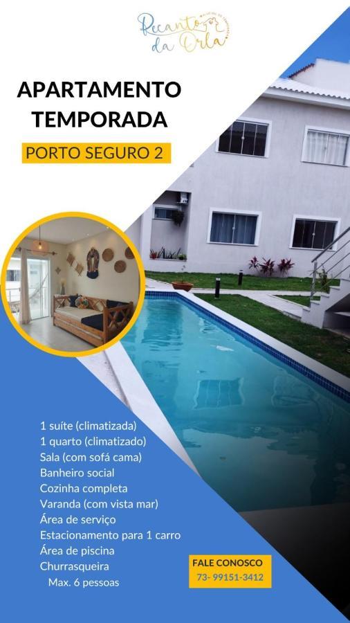 Recanto Da Orla - Apartamento Lindo E Vista Mar - 2 Quartos Порту-Сегуру Екстер'єр фото